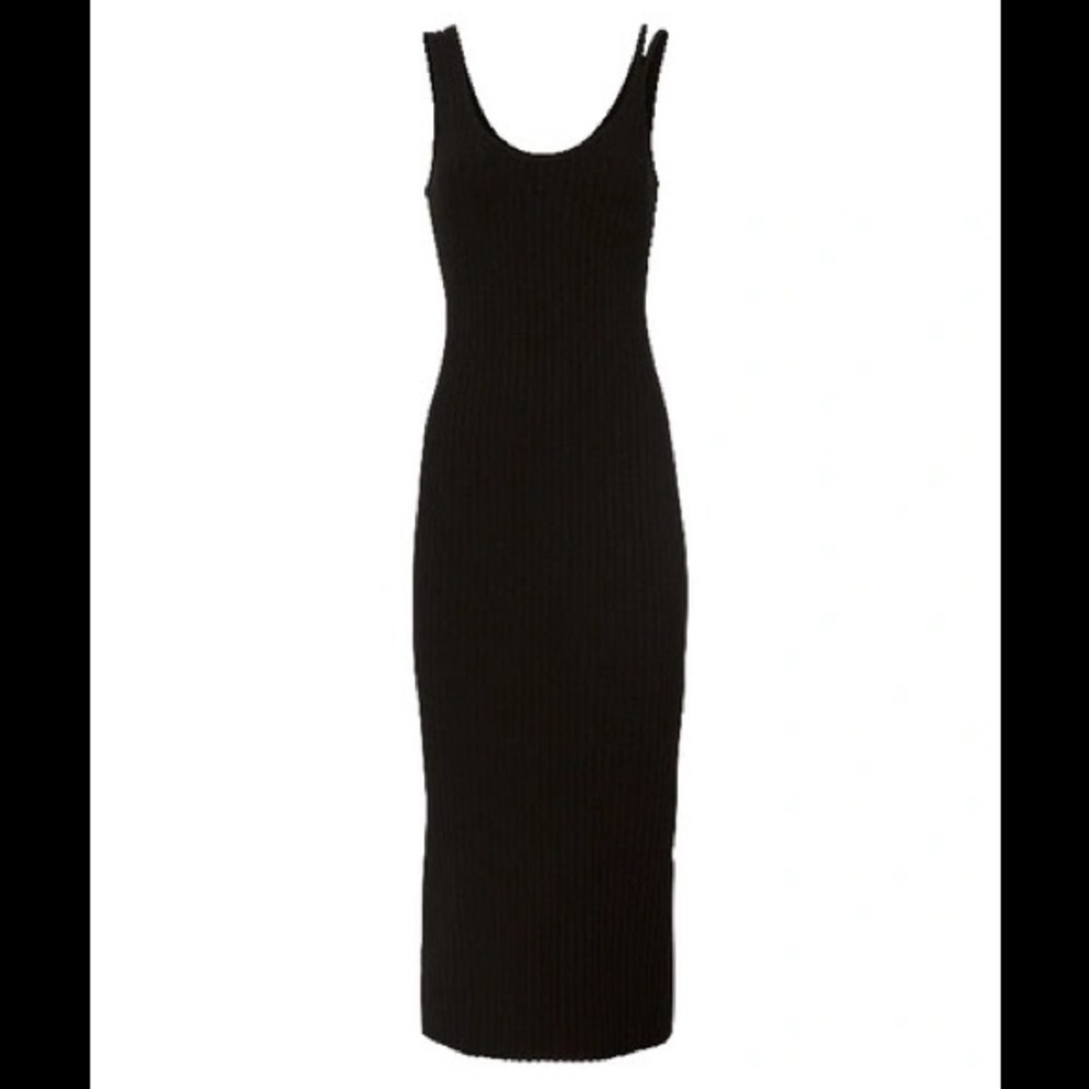 THE RANGE Ribbed Suspended Tank Midi Dress